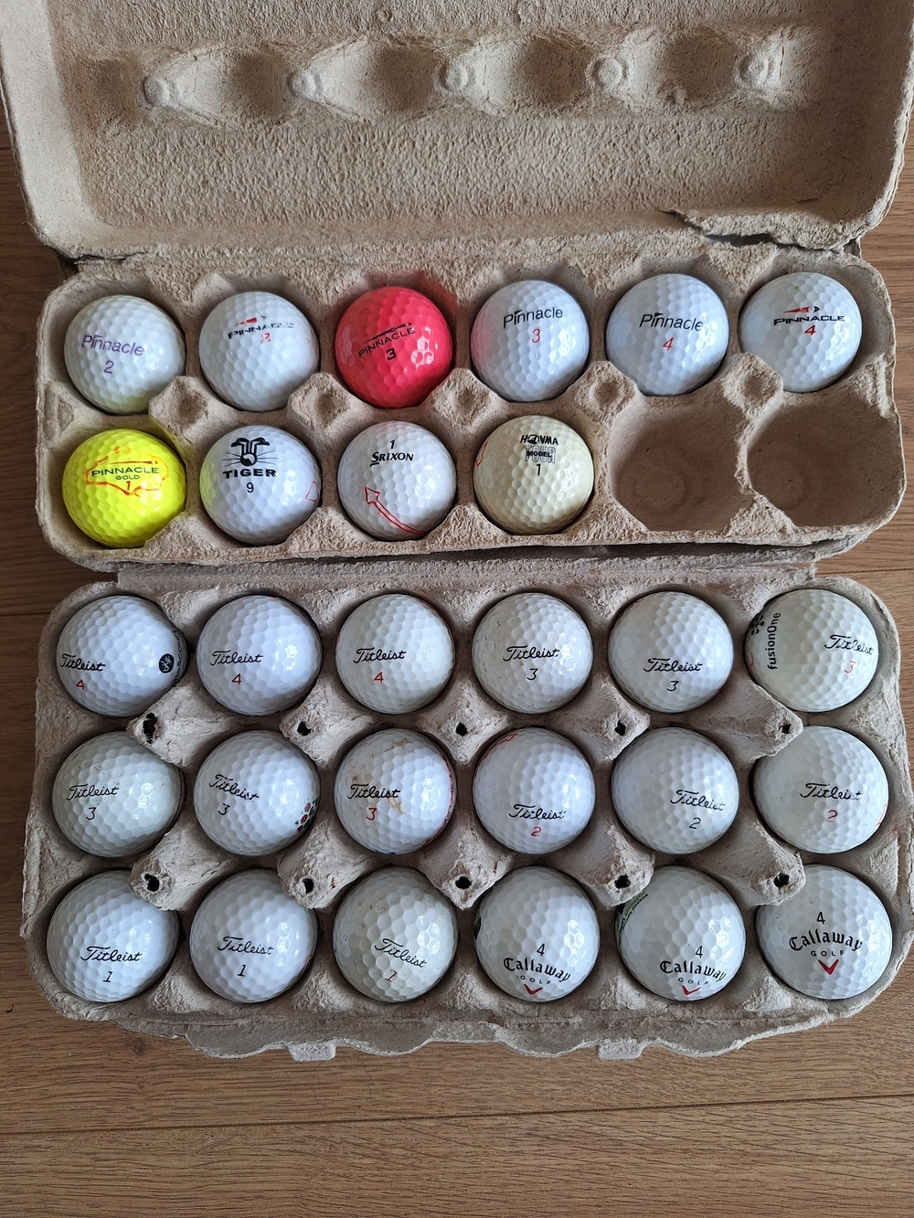 28 Assorted Brand Golf Balls